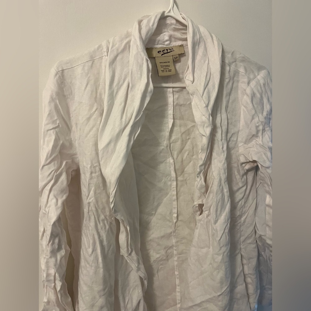 Blouse or beach cover up 100% linen